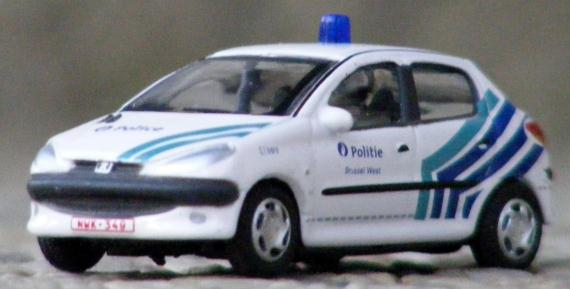 peugeot 206 toy car